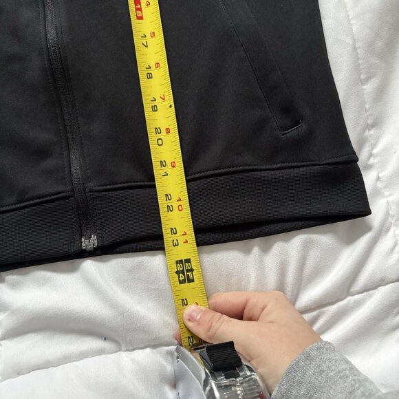 Nike Dri-Fit Long Sleeve Full Zip Jacket Womens Size Large Black Breathable - Picture 4 of 8